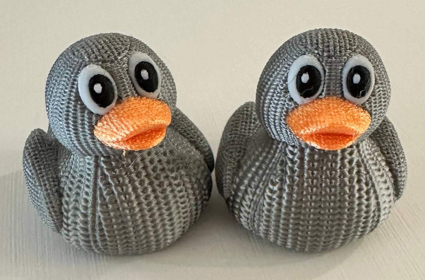 3D Printed “knitted”  Rubber Duck