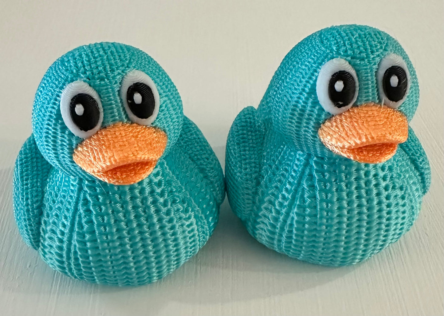 3D Printed “knitted”  Rubber Duck