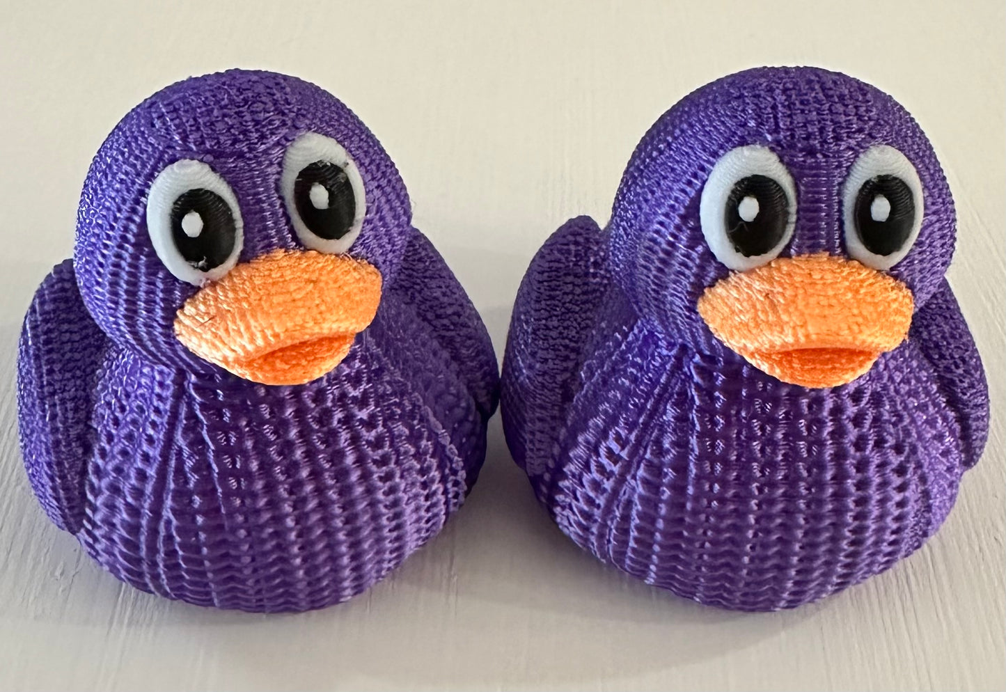 3D Printed “knitted”  Rubber Duck