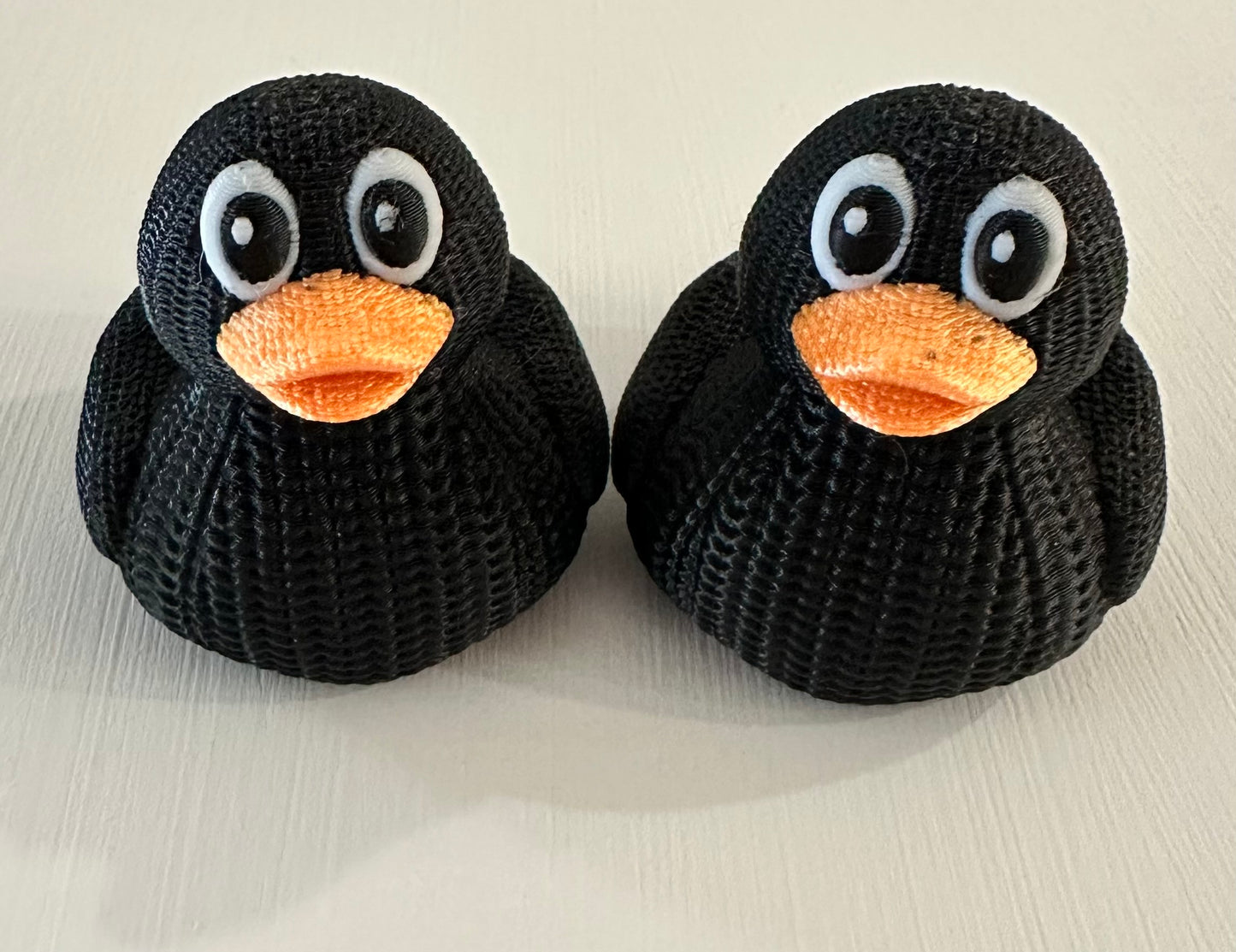 3D Printed “knitted”  Rubber Duck