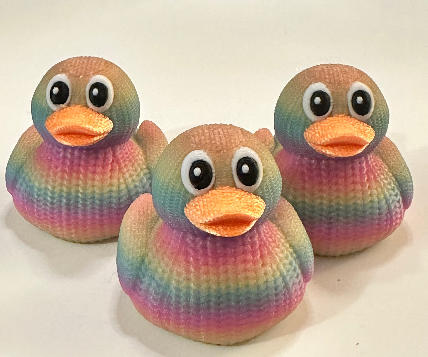 3D Printed “knitted”  Rubber Duck