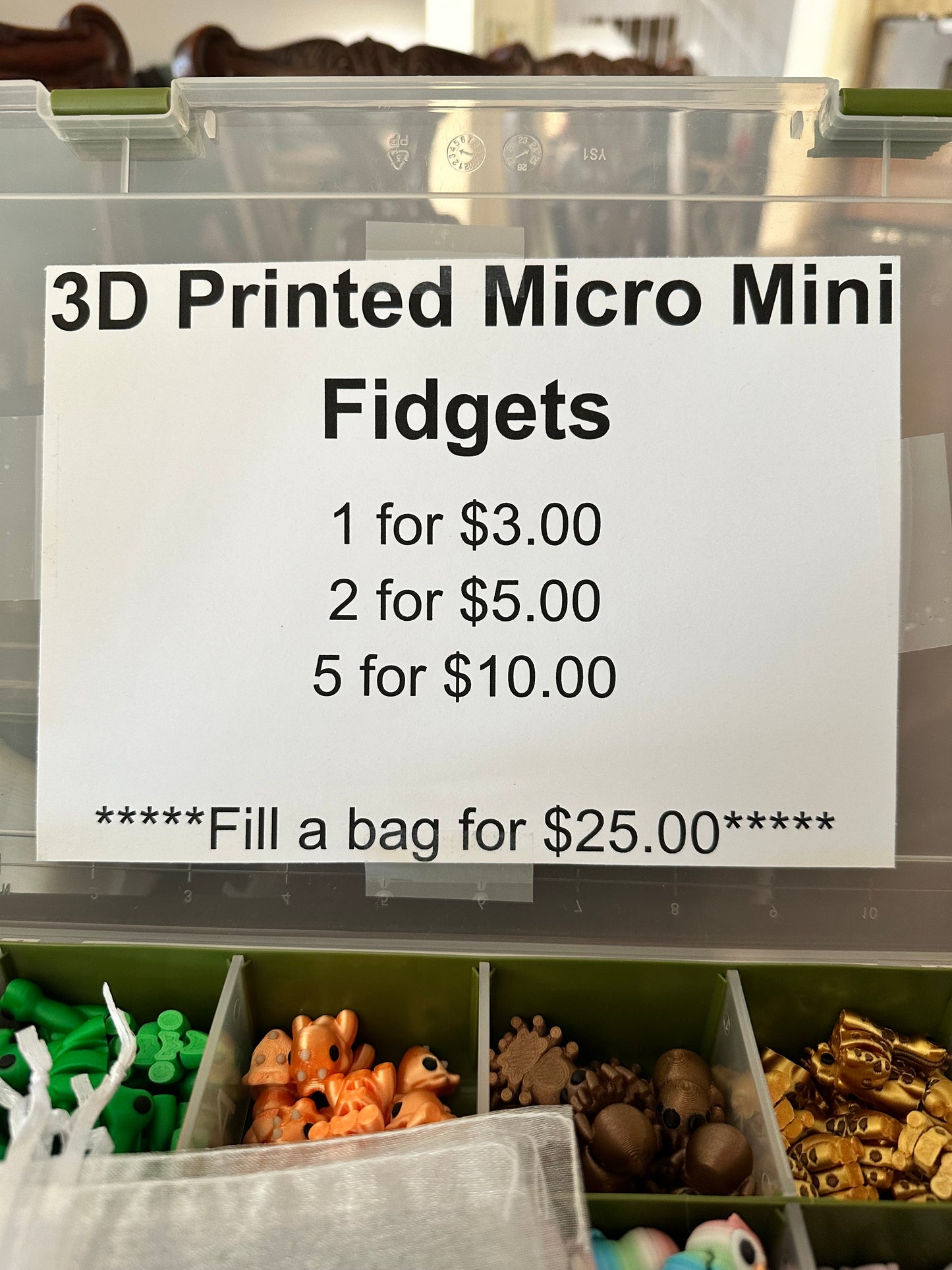 Micro Mini Fidget Animals